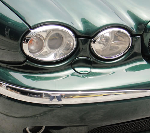 Jaguar X-Type 2001 to 2009 headlight trims